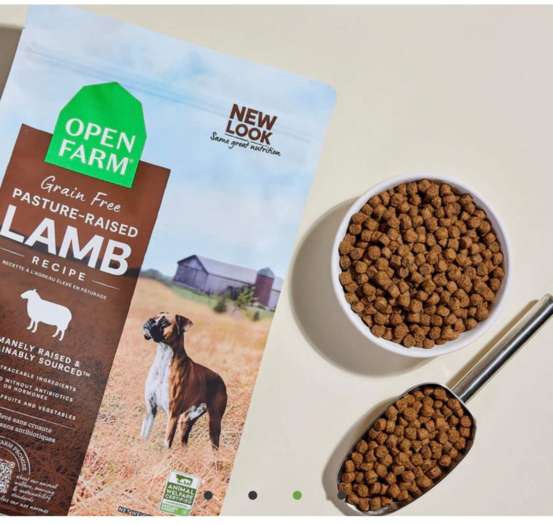 OPEN FARM GRAIN FREE DRY DOG FOOD - LAMB 22 lbs