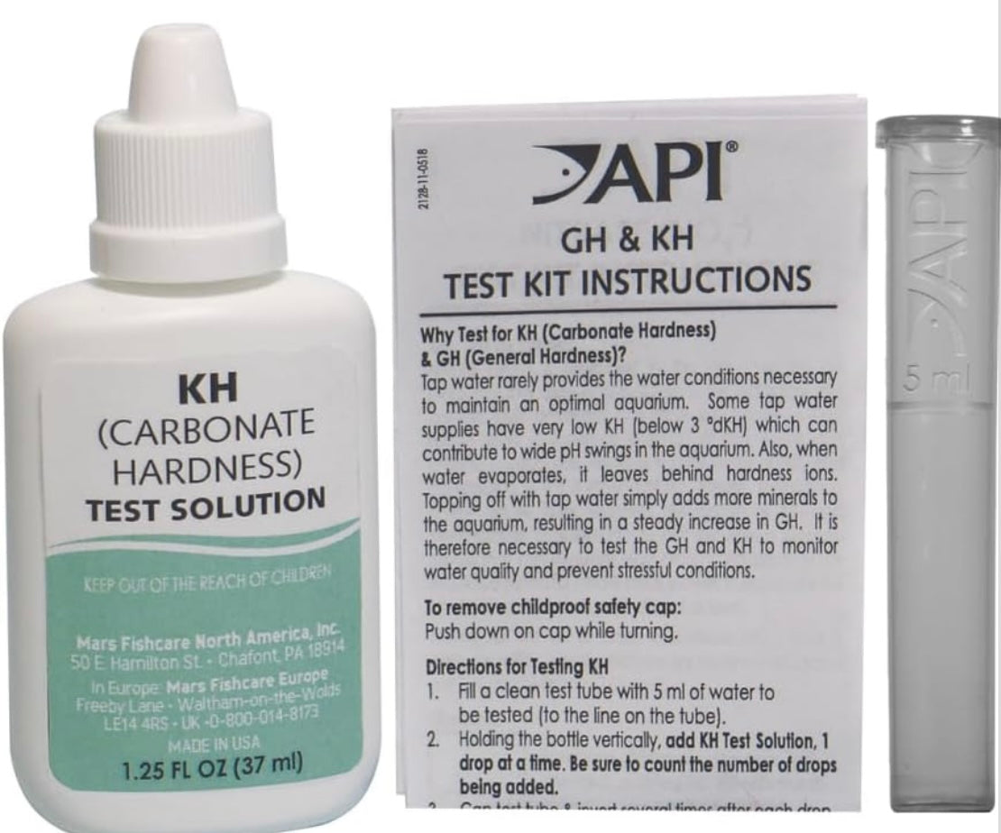 API CARBONATE HARDNESS TEST KIT Aquarium Water Test Kit