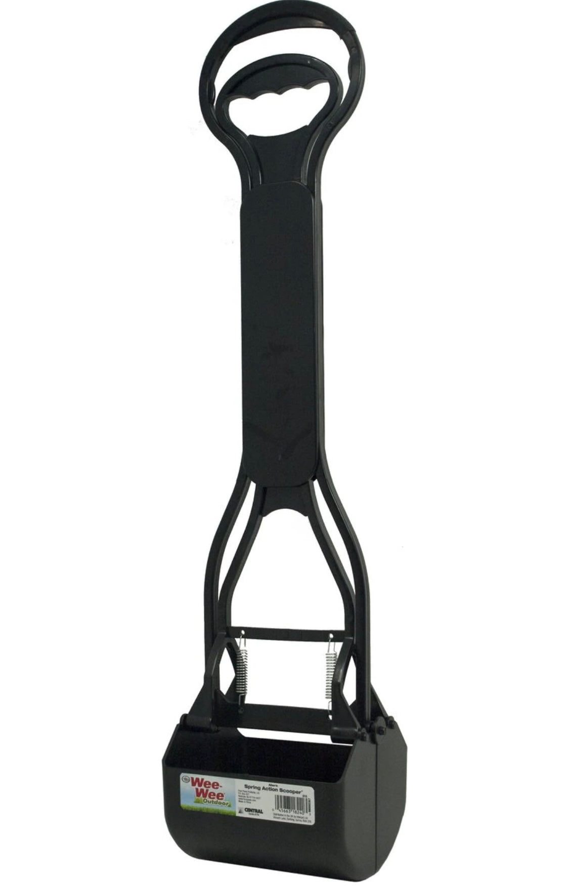 Wee-Wee Allen's Spring Action Plain Scooper, Black