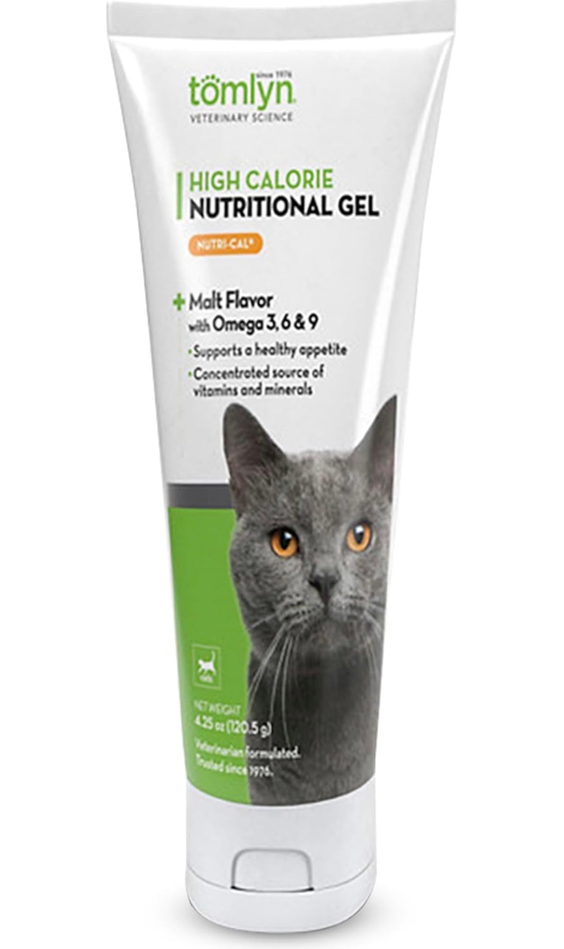 Tomlyn High Calorie Nutritional Gel for Cats, (Nutri-Cal) 4.25 oz