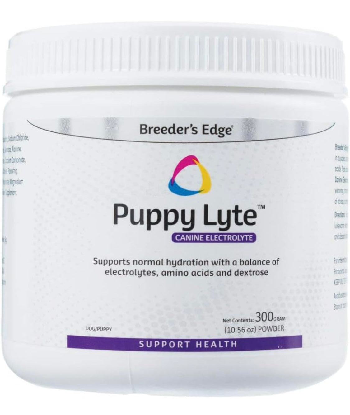 Breeder's Edge Puppy Lyte - Canine Electrolyte Supplement for Dogs and Puppies- 300 gm