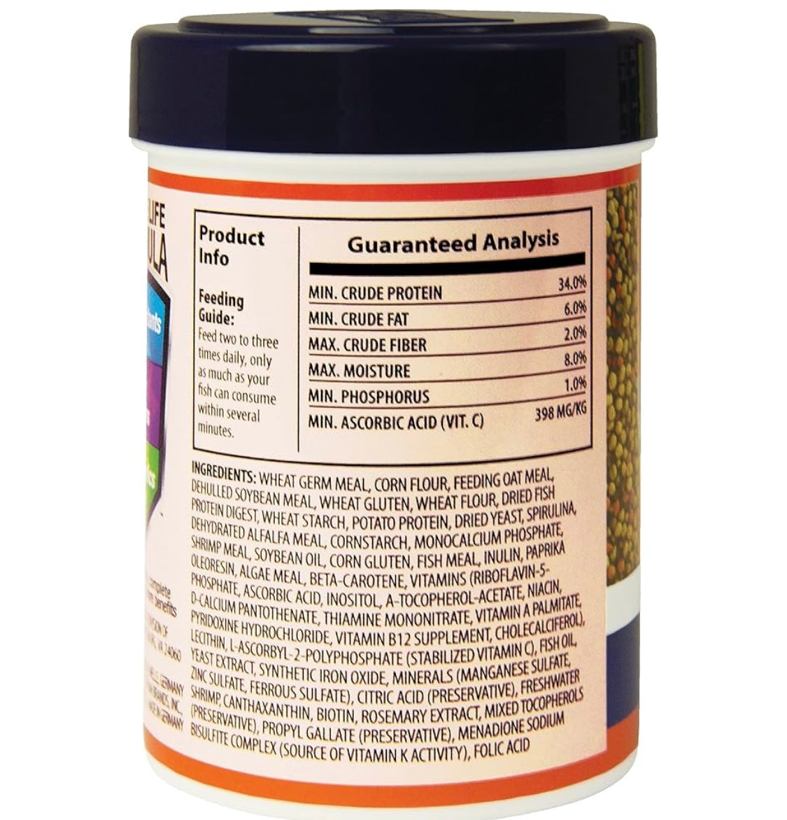 Tetra Goldfish Variety Pellets, Balanced Diet, 1.87 Ounce