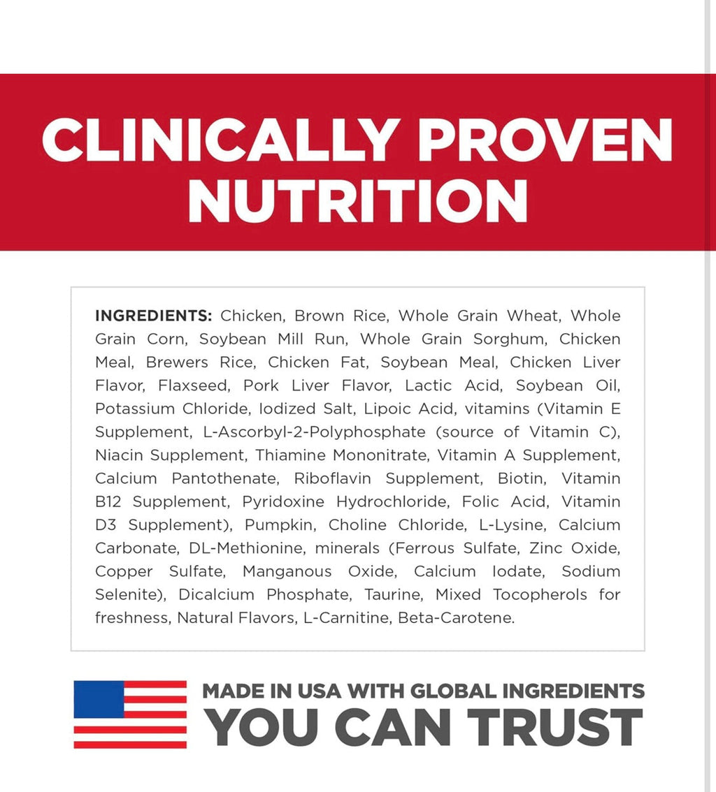 Hill's Science Diet Small & Mini, Senior Adult 7+, Small & Mini Breeds Senior Premium Nutrition, Dry Dog Food, Chicken, Brown Rice, & Barley, 4.5 lb Bag
