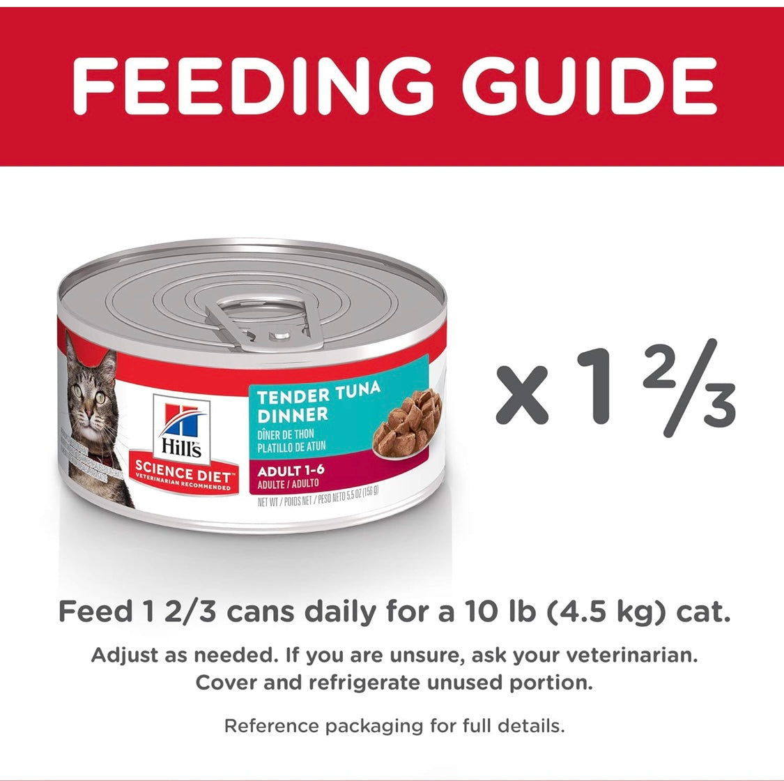 Hill's Science Diet Adult 1-6, Adult 1-6 Premium Nutrition, Wet Cat Food, Tuna Stew, 5.5 oz