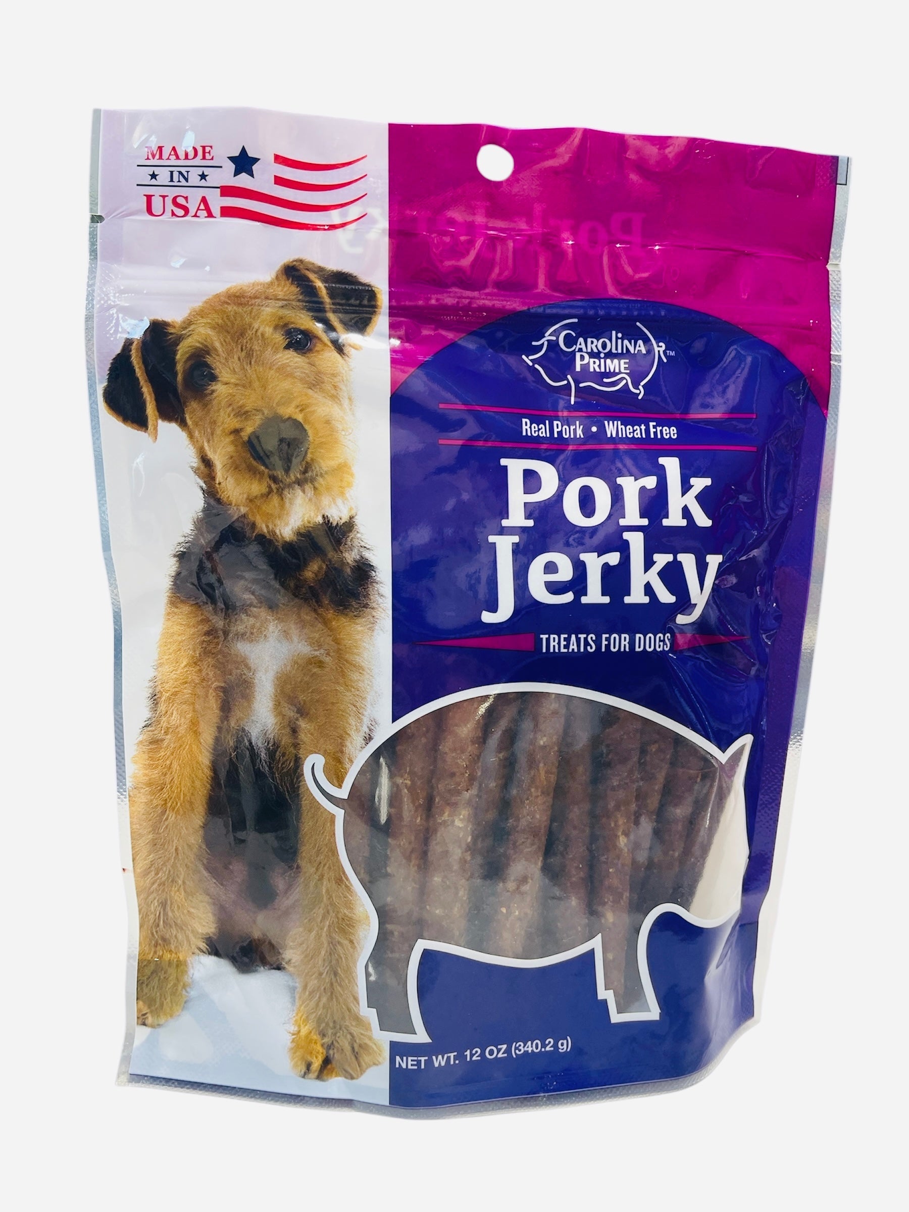 carolina prime pork jerky treats 12 oz