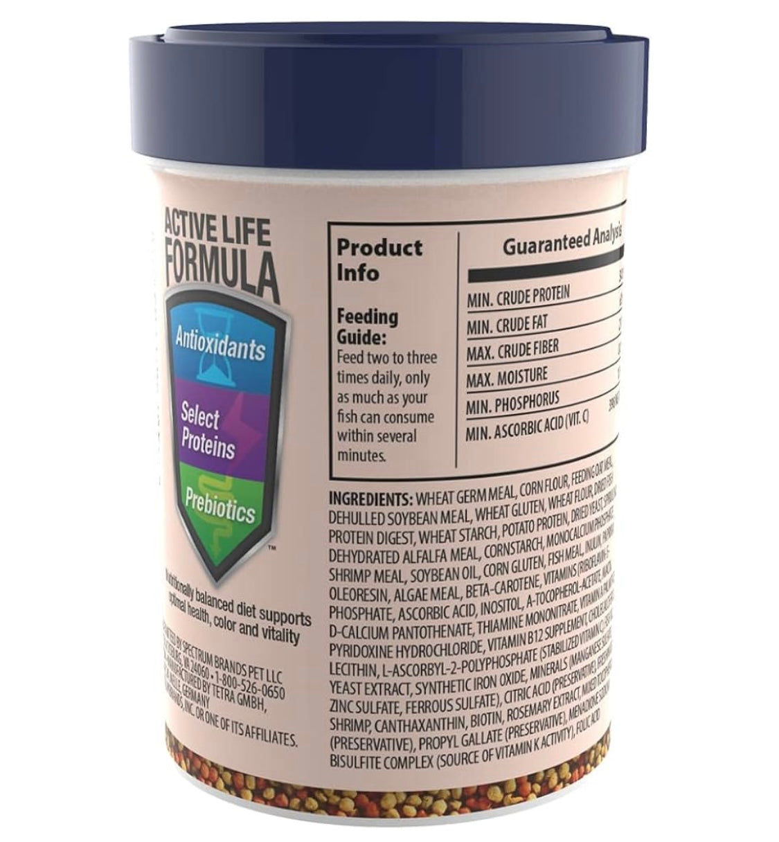 Tetra Goldfish Variety Pellets, Balanced Diet, 1.87 Ounce