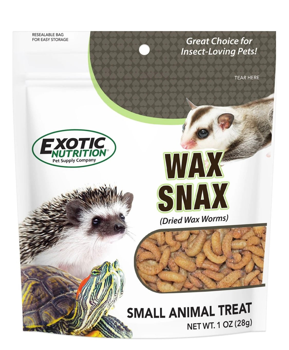 wax snax dried wax worms 1oz
