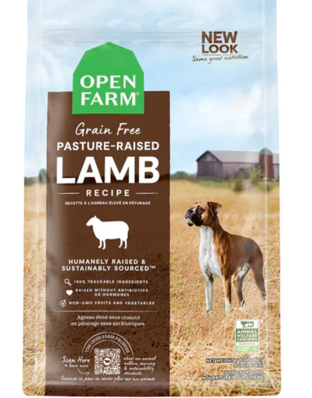 OPEN FARM GRAIN FREE DRY DOG FOOD - LAMB 22 lbs