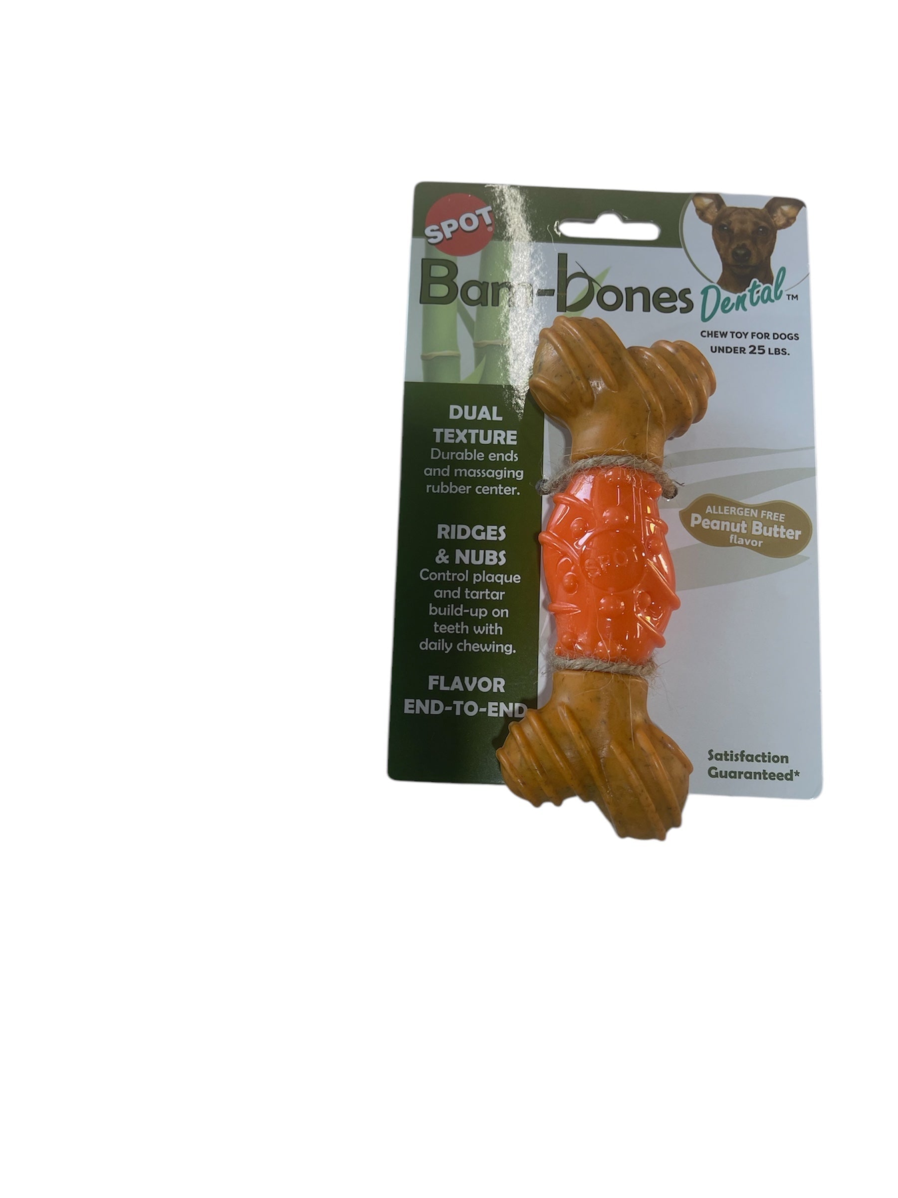 bam bones dental allergen free peanut butter flavor