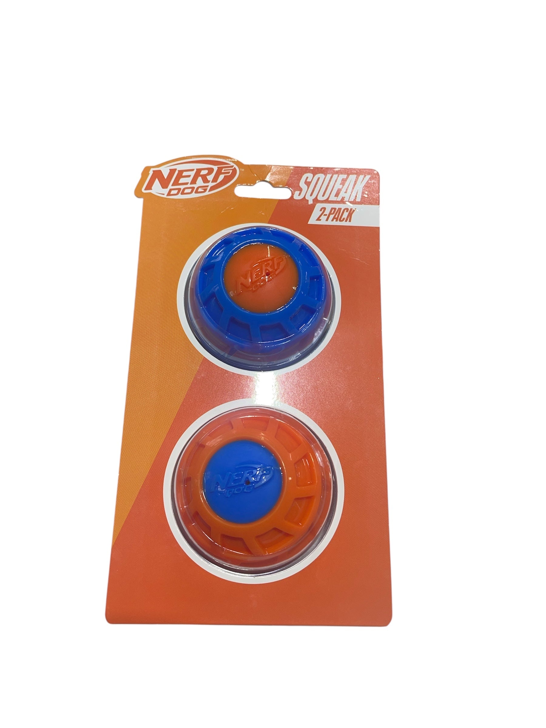 nerf dog 2 pack squeak