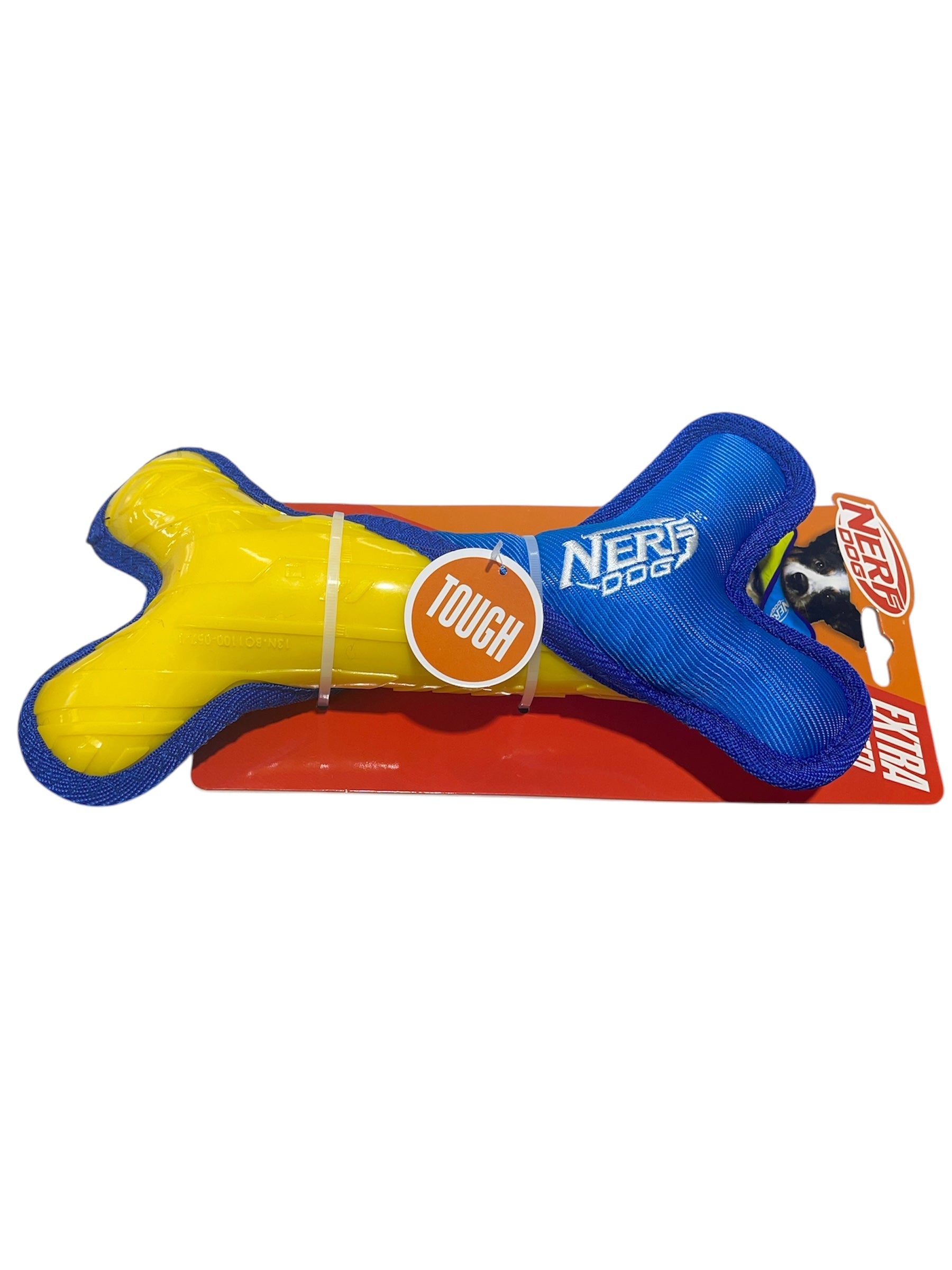 nerf dog toy extra stuffed tough