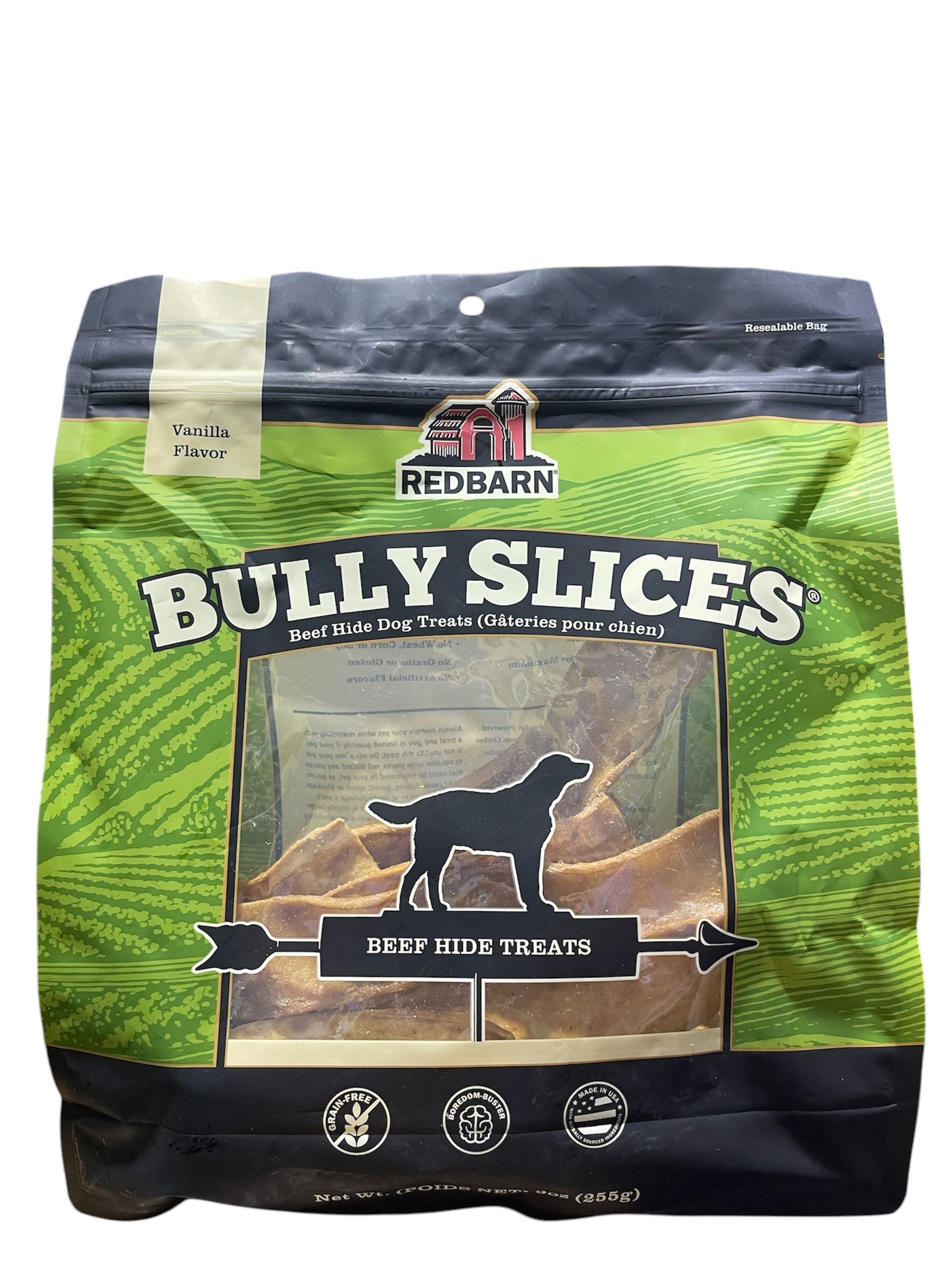 red barn bully slices vanilla flavor 9 oz