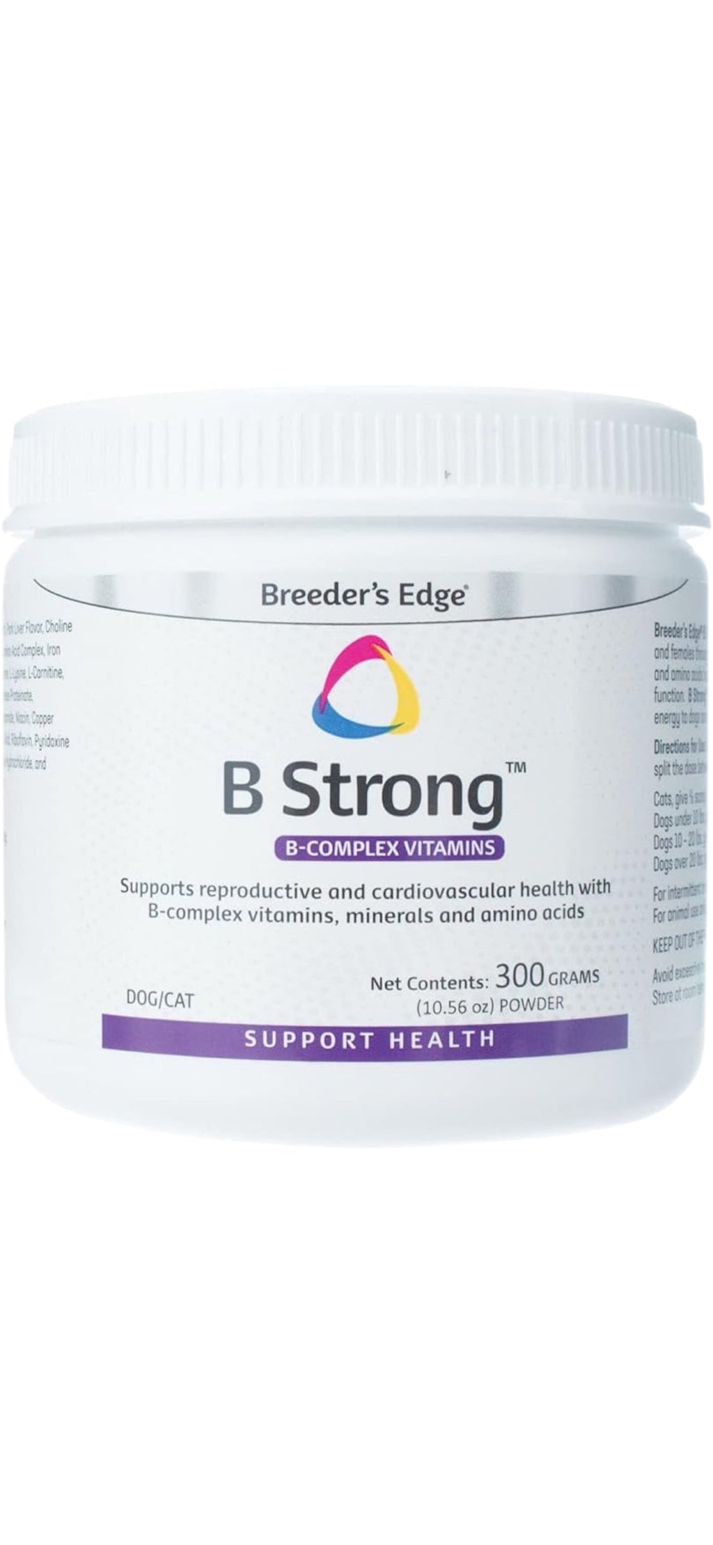 Revival Animal Health Breeder's Edge B Strong Powder, B-Complex Vitamins- 300 gm