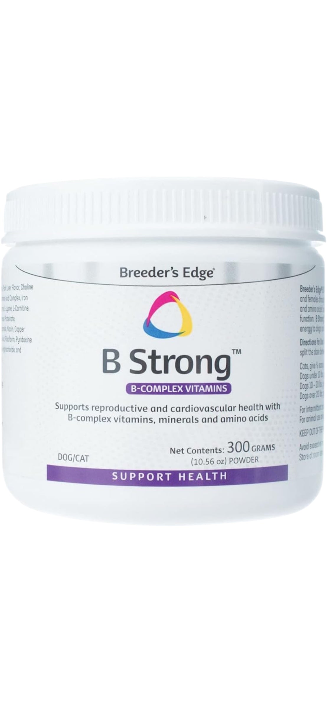 Revival Animal Health Breeder's Edge B Strong Powder, B-Complex Vitamins- 300 gm