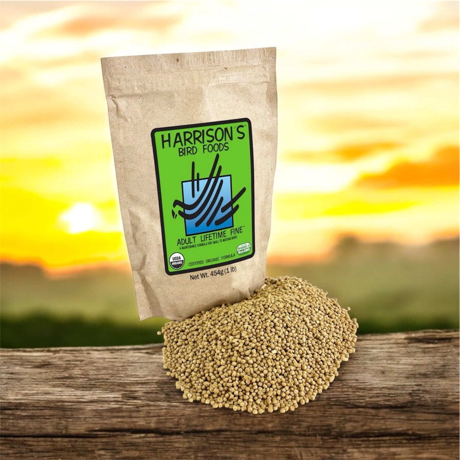 harrison’s bird food lifetime fine 1 lbs